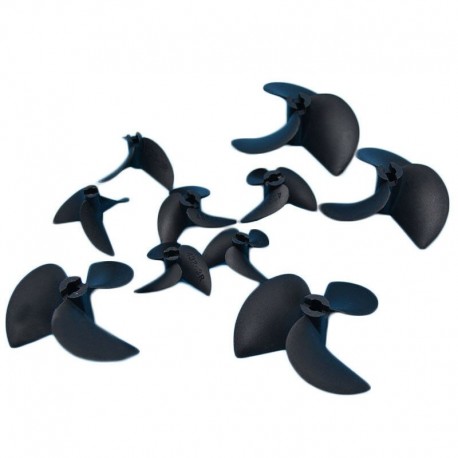 3 Blades Propeller Aperture 4mm Diameter 36/47/52/55/57mm Nylon Paddle Prop Spare Parts for RC Boats Model