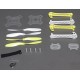ST360 360mm Wheelbase 8 Inch Frame Kit with 8045 Propeller 2 CW & 2 CCW for RC Multirotor