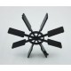 7cm Diameter Toy Boat Marine Oar Propeller 2.0MM Hole DIY Toy Boat Parts