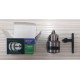 1.5-10mm Electric Drill Chuck with 5mm Steel Shaft Mount B12 Inner Hole Drill Chuck Adapter