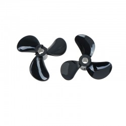 3 Blades 4mm Rc Boat Three Blades Paddle Nylon Boat Propeller Positive & Reverse Screw High Strength D28/32/36/40/44/48mm