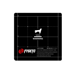 3D Printer Parts Heat Hot Bed Sticker 235x235mm Coordinate Printed Surface Build Sheet For Creality ENDER-3 /3s Tevo Flash