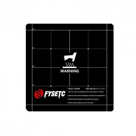 3D Printer Parts Heat Hot Bed Sticker 235x235mm Coordinate Printed Surface Build Sheet For Creality ENDER-3 /3s Tevo Flash