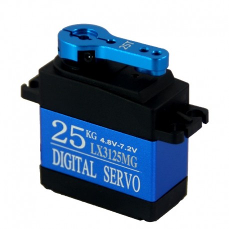 2020 New Waterproof 25kg Metal Gear Servo Large torque HV 7.2V full metal gear digital servo For RC Car Traxxas HSP baja RC toys