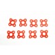 8 PCS 3D Printed Anti-vibration Motor Pad Mount for 22XX / 23XX Motor