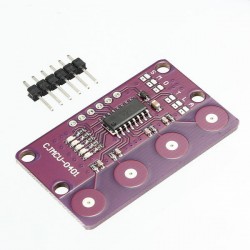 CJMCU-0401 4-bit Button Capacitive Touch Proximity Sensor With Self-locking Function For Arduino