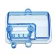 Mini Waterproof Plastic Transparent Receiver Box P2047 For 1/10 RC Short Course Slash HQ727