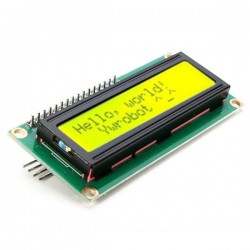 Geekcreit® IIC/I2C 1602 Yellow Green Backlight LCD Display Module For Arduino