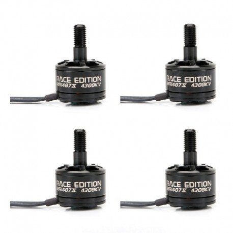 4X DYS MR1407 II 4300KV 3-4S FPV Racing Brushless Motor for RC Drone FPV Racing