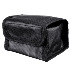 URUAV Fire Retardant Black Battery Explosion Proof Safety Bag 100X80X50mm