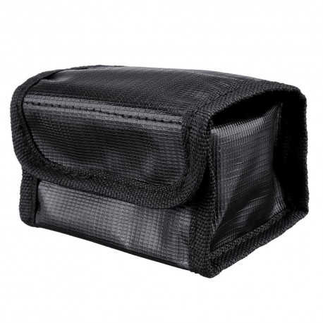 URUAV Fire Retardant Black Battery Explosion Proof Safety Bag 100X80X50mm