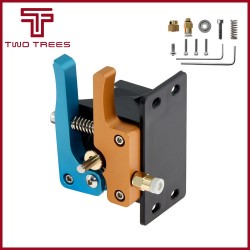 MK8 Upgrade Aluminium Extruder Blue Gloden Mixing Color for Delta Kossel Reprap Mendel I3 3D printer parts 1.75 with motor