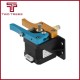 MK8 Upgrade Aluminium Extruder Blue Gloden Mixing Color for Delta Kossel Reprap Mendel I3 3D printer parts 1.75 with motor