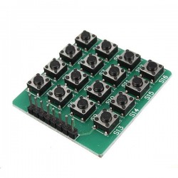 4 x 4 16-Key Matrix Keypad Keyboard Module 16 Buttons For MCU Arduino
