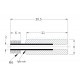 stainless steel MK8 nozzle feed throat Built-in Teflon tube for 3D Printer Parts & Accessories 1.75mm Filament