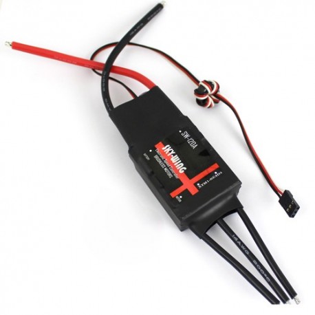skywing 120A ESC speed controller with 5A/5V BEC for fixed-wing RC airplane