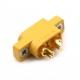 Yellow XT60E-M Mountable XT60 Male Plug Connector For RC Models Multicopter