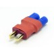 Battery Adapter - T-Plug Male to EC3 Female