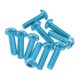 40PCS 7075 M3*6 M3*8 M3*10 M3*12 Screws Red for RC Drone FPV Racing