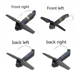 Leadingstar 4pcs E58 JY019 RC Quadcopter Spare Parts Axis Arms with Motor & Propeller for RC Drone Parts