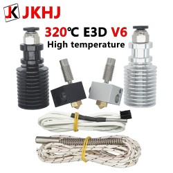 3D Printer Parts 0.4/1.75mm E3D V6 Hotend Kit High temperature version 320 degrees J-head Remote extruder 12V hot end