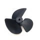 1PC 40MM DIY Model Ship Power Boat Threeleaf Propeller for 2MM OD Motor Shaft