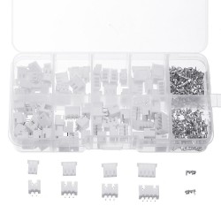 250Pcs 2.54mm XH2.54 2p 3p 4 Pin Connector Plug+Straight Needle+Terminal Socket Header Wire Adaptor