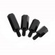 Suleve™ M3NH13 50pcs M3 Nylon Black Hex Screw PCB Standoff 6/8/10/12mm