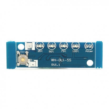 1-5S Lipo Battery Voltage Display Indicator Board