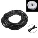 Black/White 8mm 10.5M PE YL692 Flexible Spiral Wrapping Wire Hiding Cable Sleeves for 3D Printer