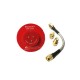 Realacc TFP-Mini Triple Feed Patch Dia. 45mm 5.8G 8dBi FPV Flat Panel Pagoda Antenna With Terminator - Black