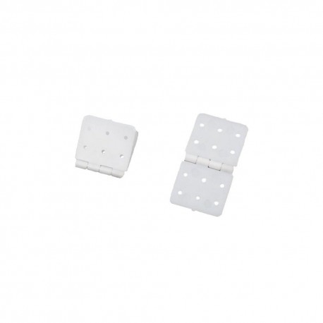 RJXHOBBY 20x37mm Small Pinned Nylon Hinge Replacement Parts For RC Airplane