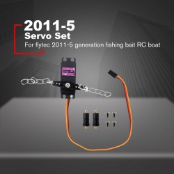 Flytec 2011-5 RC Bait Boat Parts Servo Set for Flytec 2011-5 1.5kg Fishing Boat Loading Remote Control Fishing Bait Boat