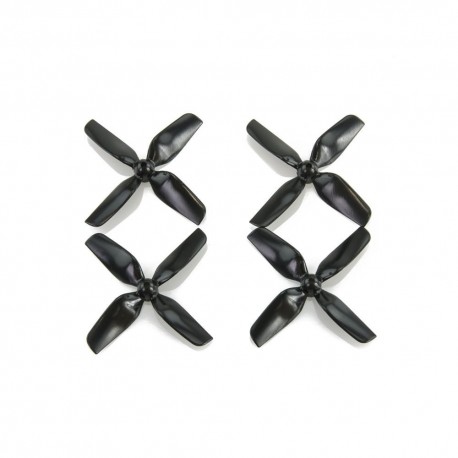 HQProp Micro Whoop Prop 1.6X1.6X4 40mm 1mm Shaft 4-blade Propeller For FPV Racing RC Drone