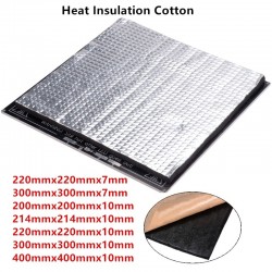3D Printer Parts Heat Insulation Cotton 220/300/400MM Heatbed Sticker Foil Self-adhesive Insulation Cotton For Heated Bed Plate