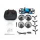 HeHengDa Toys H6 2.4G 2 In 1 Electric RC Deformation Motorcycle Drone WIFI Control Car RTR Model