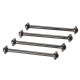 4PCS Metal Upgrade Dog Bone Transmission Shaft For WLtoys A959-B A959 A969 A979 1/18 RC Car Parts