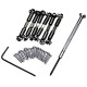 Wltoys A959 A969 A979 K929 A959-B Metal Linkage Set Spare RC Car Parts
