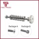 10sets 3D printer accessories leveling component suite M3 screw leveling spring leveling knob kit