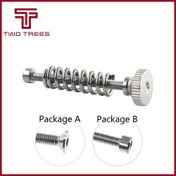 10sets 3D printer accessories leveling component suite M3 screw leveling spring leveling knob kit
