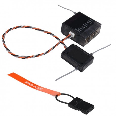 8CH High Speed Mini Receiver Support DSM2 DSMX For Spektrum DX7s DX8 DX9 Satellite