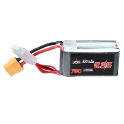 URUAV 14.8V 850mAh 70C 4S Lipo Battery XT60 Plug for RC Drone FPV Racing