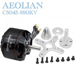 Aeolian 6mmm main shaft 5045 890kv electric DC motor for RC