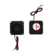 WO TREES® 12V 4010 Blower 40x40x10mm Brushless Cooling Fan with Air Guide Nozzle for 3D Printer
