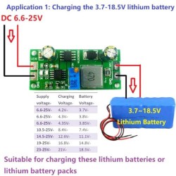 3.7V 3.8V 7.4V 11.1V 12V 14.8V 18.5V Lithium Li-On Lipo 18650 Battery Charger FE