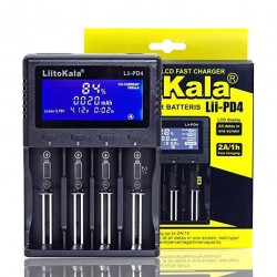 Liitokala Lii-PD4 LCD 3.7V 26650/21700/20700/18650/18490/18350/17670/17500/16340(RCR123)/14500/10440 1.2V AA AAA SC C Charger