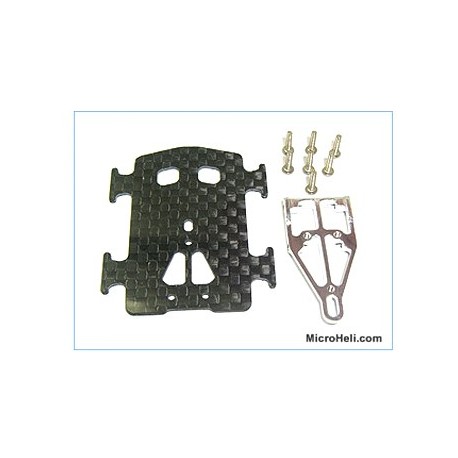 MicroHeli Carbon Fiber Battery Tray - Trex 250