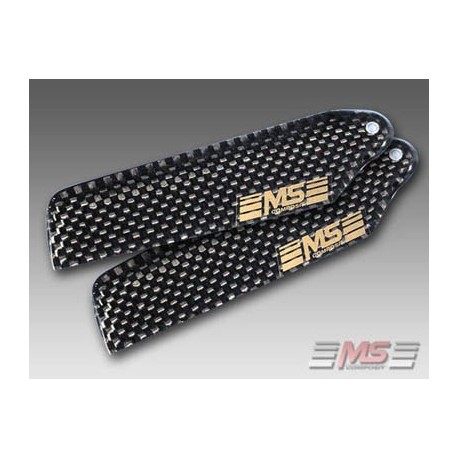 MS Composit 102mm CFC Tail Rotor Blades (5/3)
