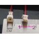 Micro JST SH 1.25mm 2-Pin Female Connector with Wire and Male Connector
