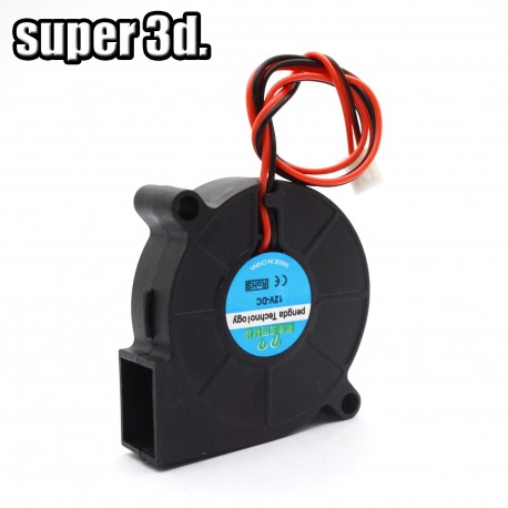 5015/4010/4020 12V&24V Cooling Turbo Fan Brushless 3D Printer Parts 2Pin For Extruder DC Cooler Blower Part Black Plastic Fans
